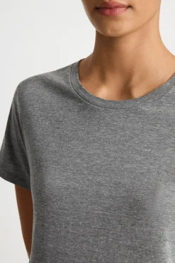 AMO Denim Classic Tee - Heather Grey