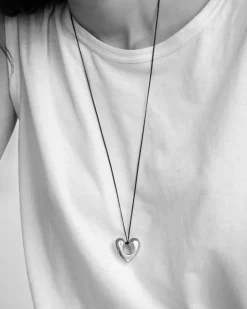 Annika Inez Open Heart Pendant - Gold