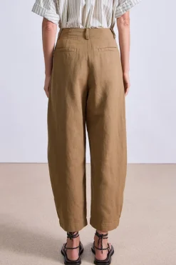 Apiece Apart Bari Crop Trouser - Oak