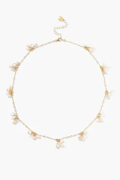 Chan Luu Hila Necklace - White Pearl Mix