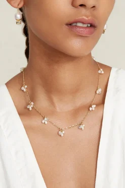 Chan Luu Hila Necklace - White Pearl Mix