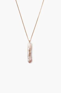Chan Luu 14K Haena Necklace - Natural Pink Pearl