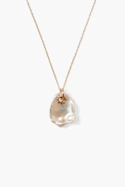 Chan Luu 14k Kilauea Necklace - White Pearl