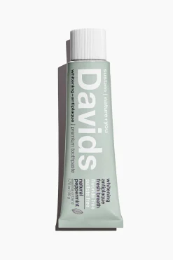 Davids Travel Size Premium Toothpaste Peppermint 1.75 oz