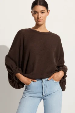 Elsa Esturgie Jour sweater in brown