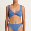 Hunza G Juno Bikini - Metallic Denim
