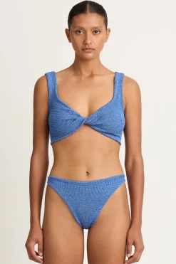 Hunza G Juno Bikini - Metallic Denim