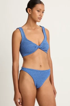 Hunza G Juno Bikini - Metallic Denim