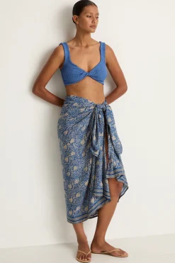 Hunza G Juno Bikini - Metallic Denim