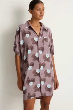 Mai Dylan Dress - Blue Hibiscus