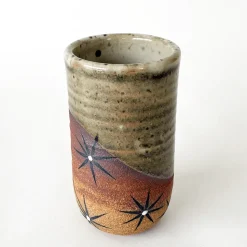MQuan Candle Taper Vessel - Raw Shino Constellations