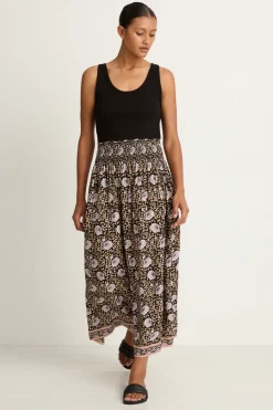 Natalie Martin Bella Skirt - Vintage Flowers Sepia