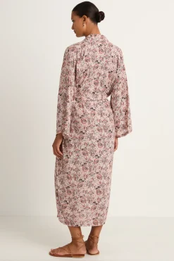 Natalie Martin Diane Smoking Jacket - Heirloom Rose