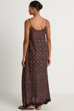 Natalie Martin Heather Maxi - Fleur-De-Lis Black