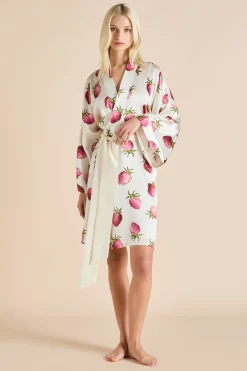 Olivia Von Halle Mimi robe - Blythe