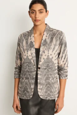 Raquel Allegra Clarissa Blazer - Khaki & Charcoal