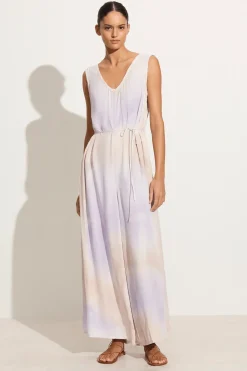 Raquel Allegra Dreaming jumper in lavender tie dye