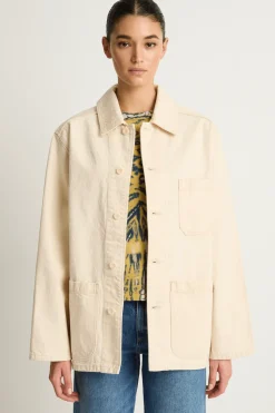 Shaina Mote Chore Coat - Natural - FINAL SALE