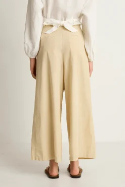 Shaina Mote Volume Trouser - Beige - FINAL SALE