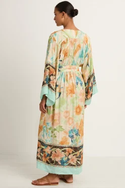 SPELL Painters Garden Gown - Seafoam