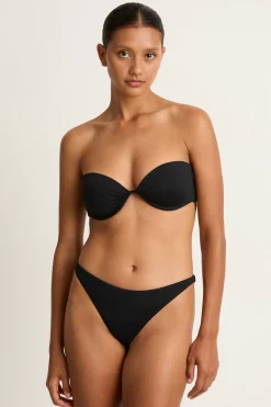 Vitamin A Mabel Underwire Bandeau Top - Black
