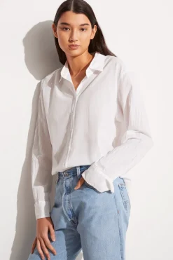XiRENA Beau Button Down shirt in white