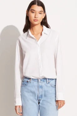 XiRENA Beau Button Down shirt in white